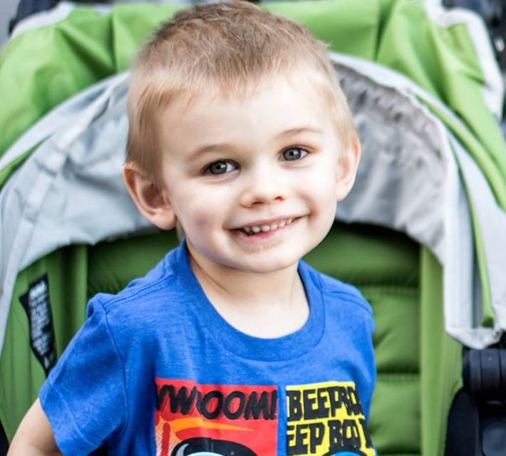 A smiling Granted wish child